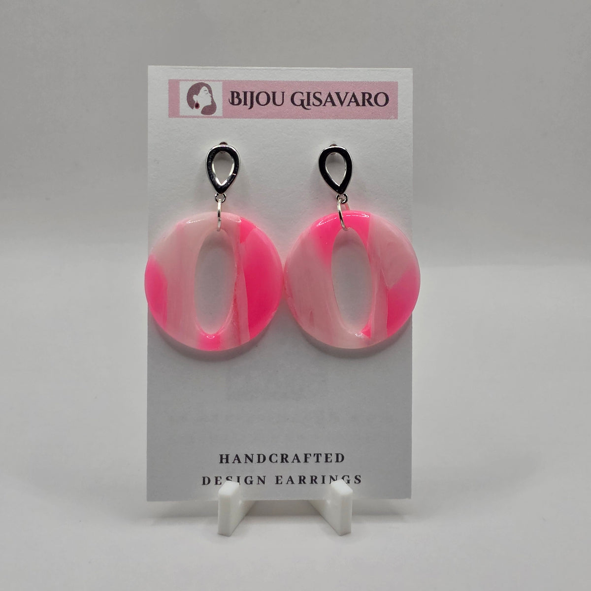 Statement Oorbellen Rosé Glow