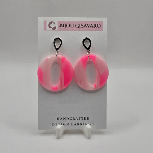Statement Oorbellen Rosé Glow