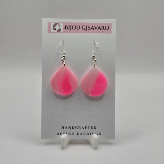 Statement Oorbellen Pink Dew