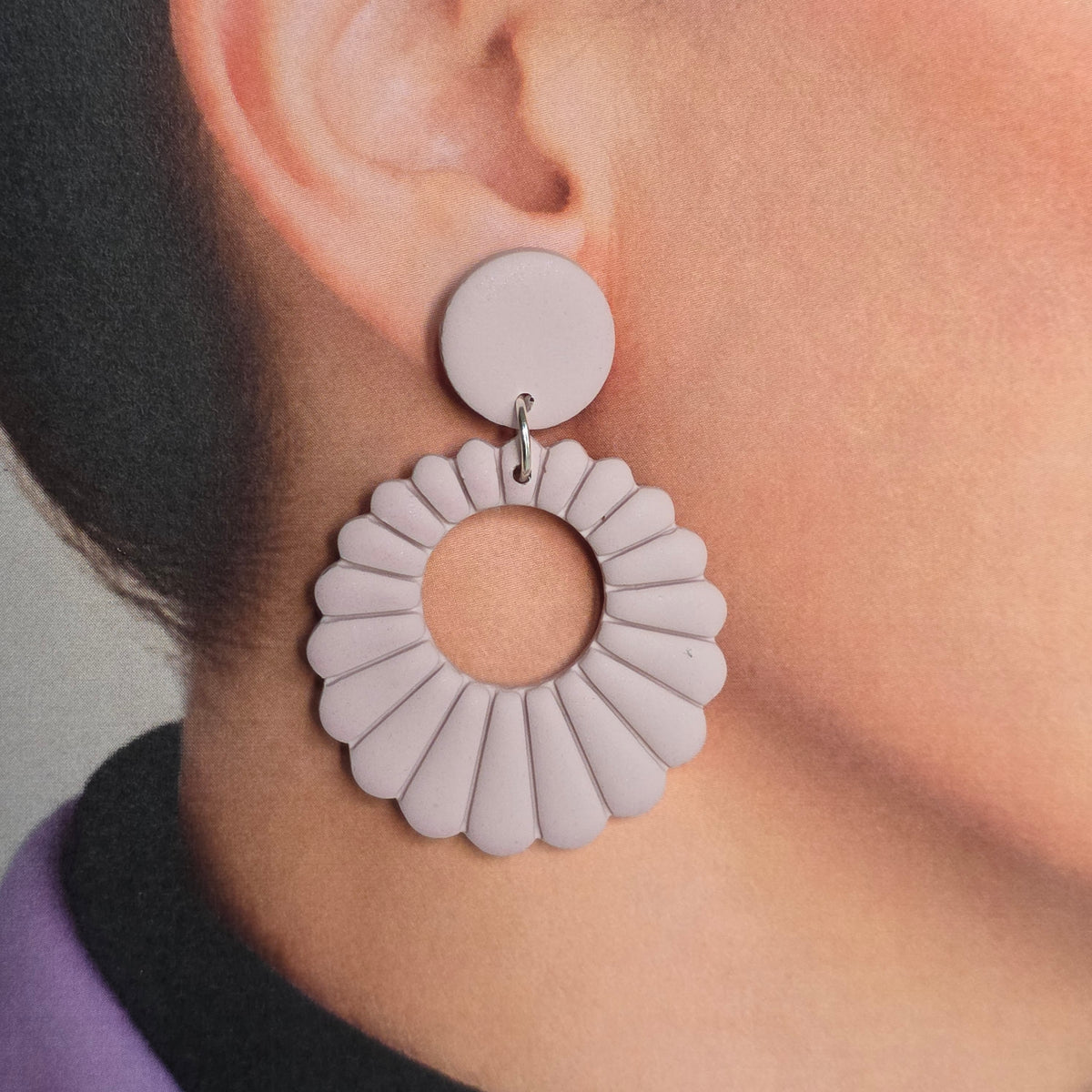 Statement Oorbellen Soft Blossom