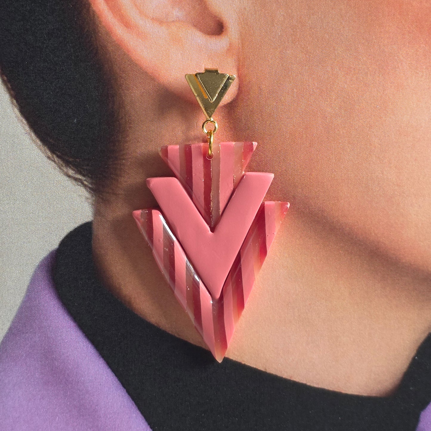 Pink Geometric Glam